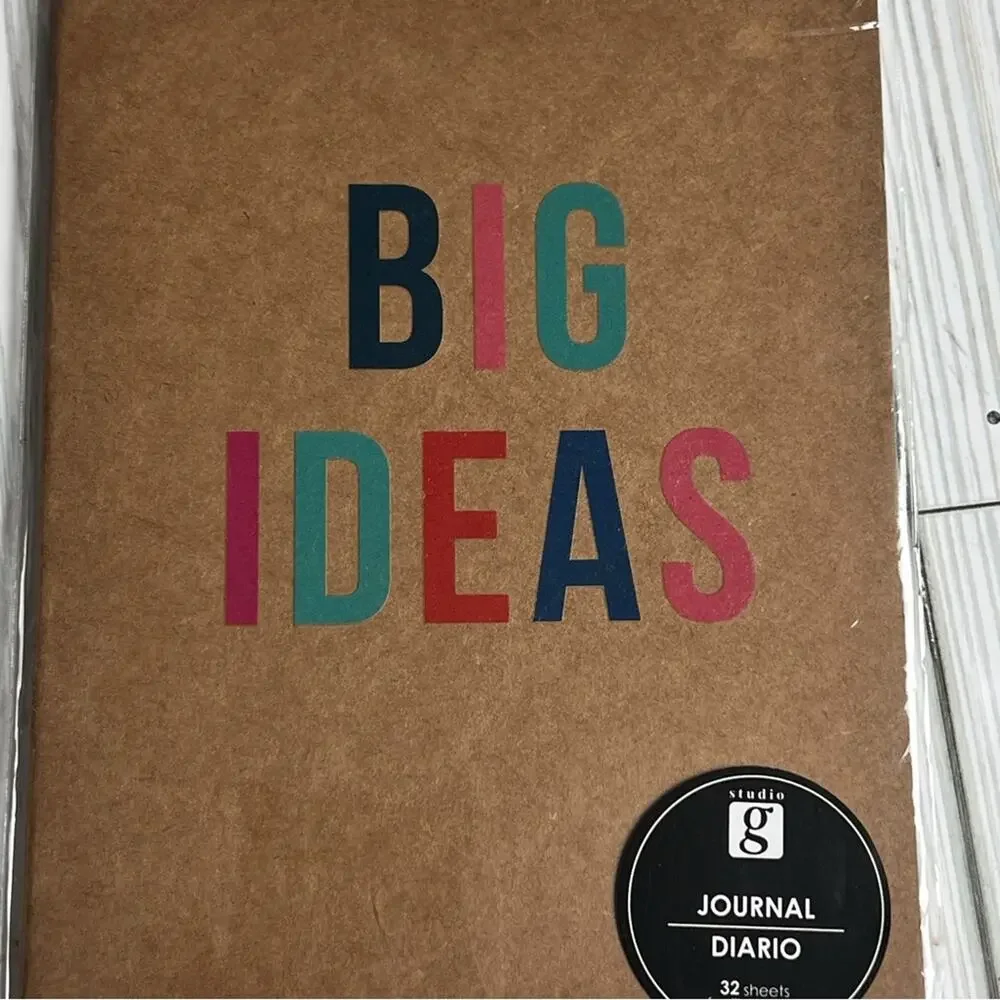 Hampton Art Graphic Motivational Message Writing Notebook   New in Package